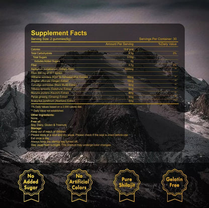ShilaBites™ Himalayan Shilajit Gummies